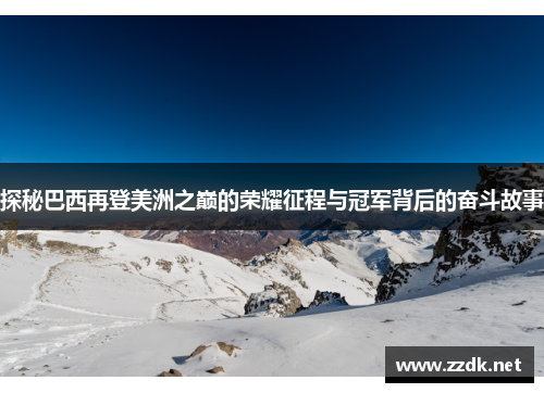 探秘巴西再登美洲之巅的荣耀征程与冠军背后的奋斗故事 探秘巴西再登美洲之巅的荣耀征程与冠军背后的奋斗故事